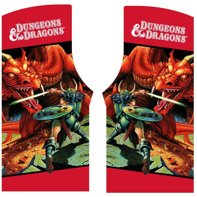 Dungeons & Dragons Side Art D&D Arcade Game 3M Premium Film