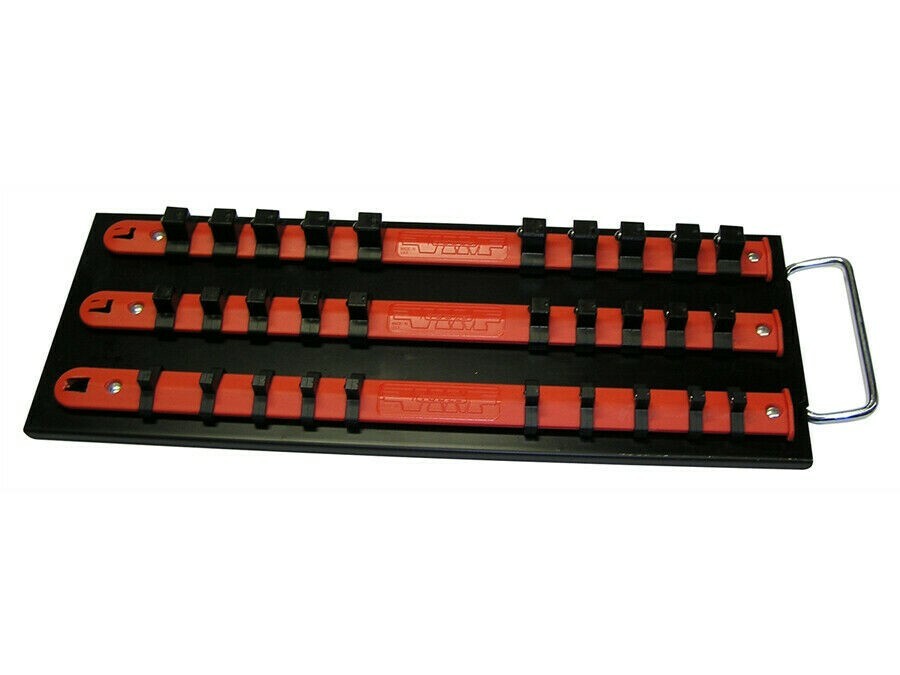 VIM Tools V555  3 Rail Socket Rack Steel Tray