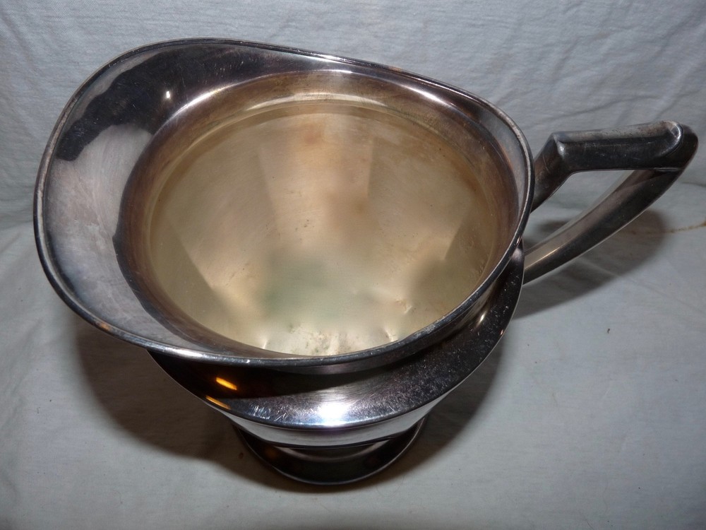 Mid Century Hallmark H876 Silver Plated Pitcher 64 oz
