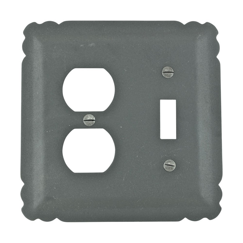 Switchplate Black Wrought Iron Toggle/Duplex | Renovator's Supply