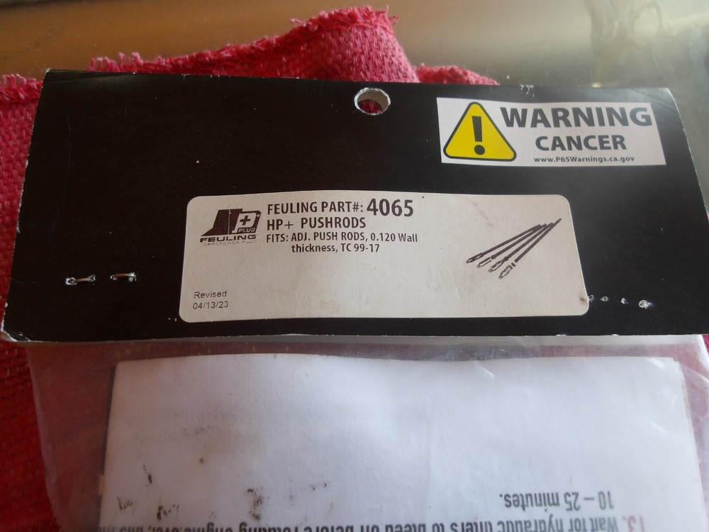 Fueling HP+ Adjustable Pushrods 4065