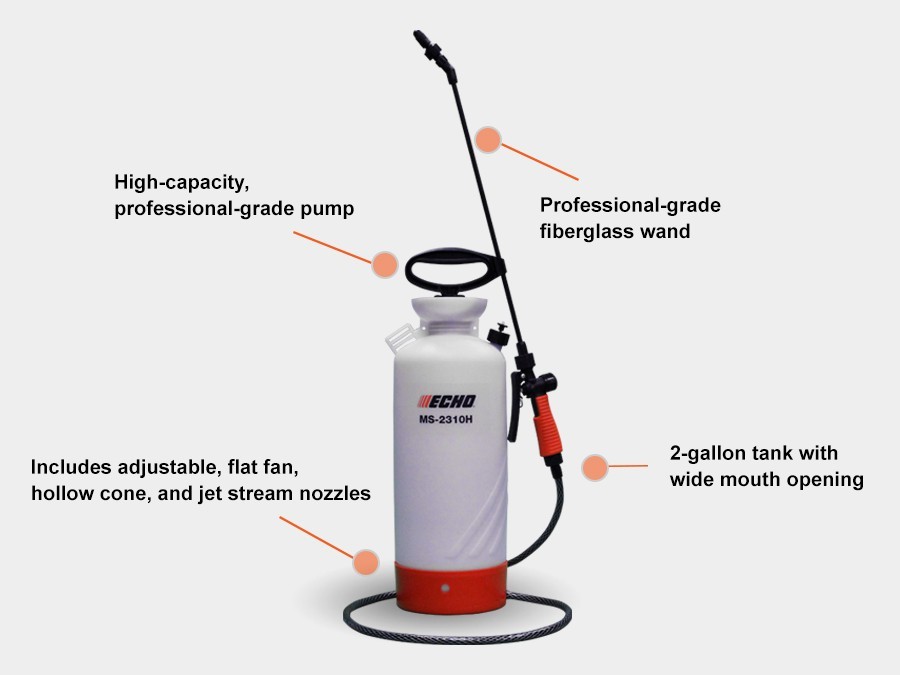 ECHO MS-2310H 2 GAL HANDHELD SPRAYER OPEN BOX