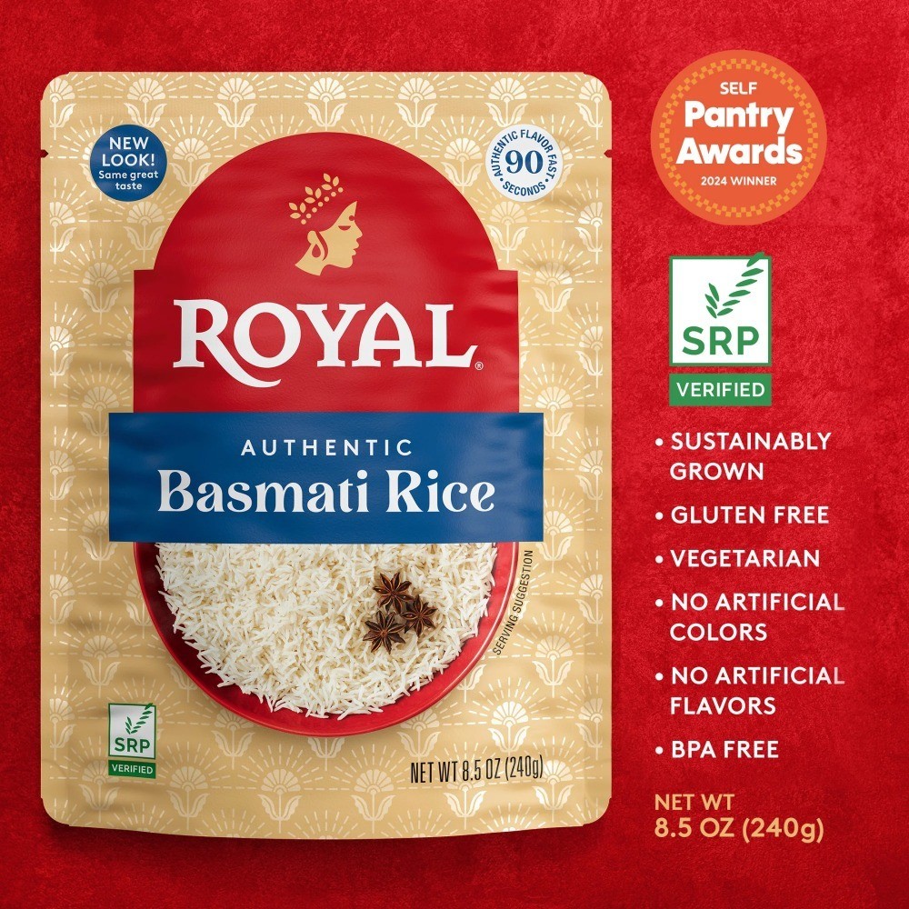 Ready-to-Heat Long Grain White Basmati Rice 8.5 oz 6 Pack