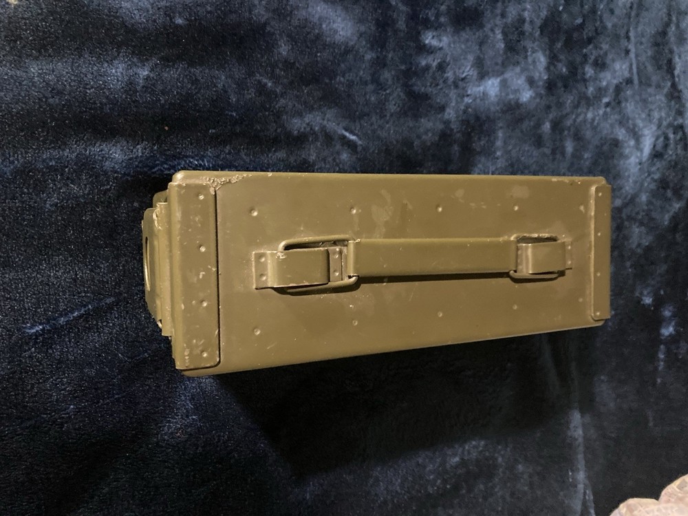 Metal Ammo Case Can – Green