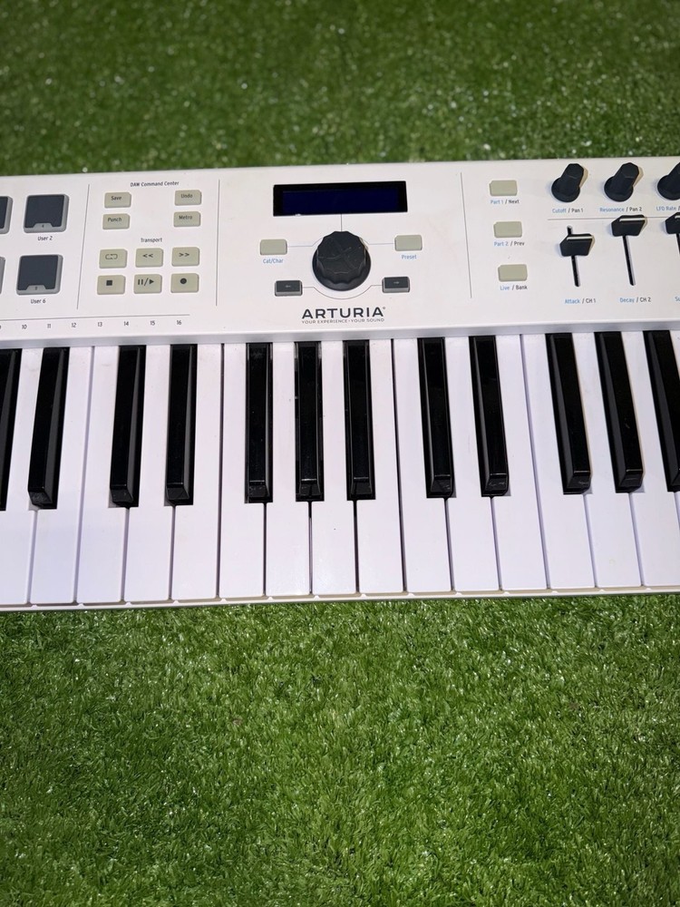 Arturia KeyLab Essential 49 USB MIDI Keyboard Controller - White