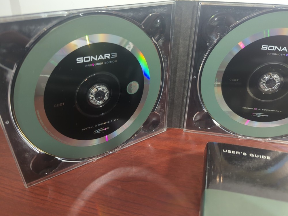 CAKEWALK SONAR3 PRODUCER Edition 3 Disk Set And Users Guide