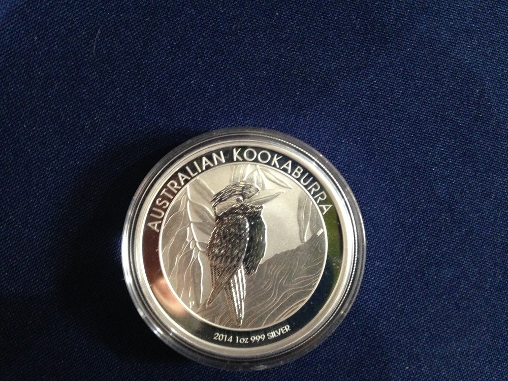 2014 Australia $1 Silver Koookaburra Gem BU One Ounce E5978