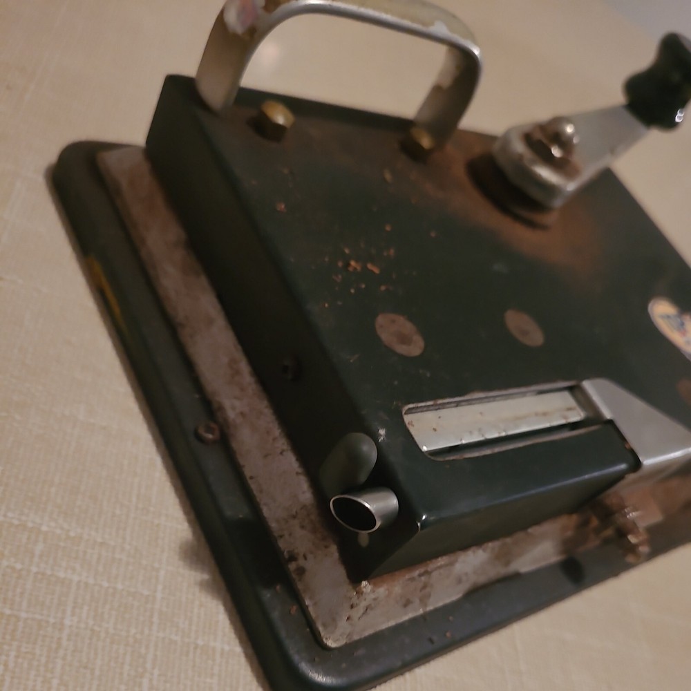 VTG Top-O-Matic Cigarette Machine Front Plate Cigarette Rolling Machine Parts