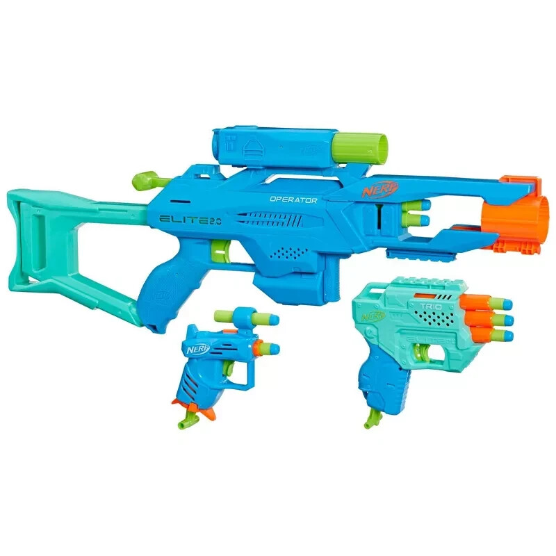 NERF Elite 2.0 Tactical Blaster - 3pk NEW