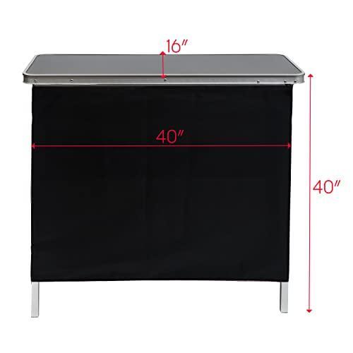 Trademark Innovations Portable Bar Table - Carrying Case Included -