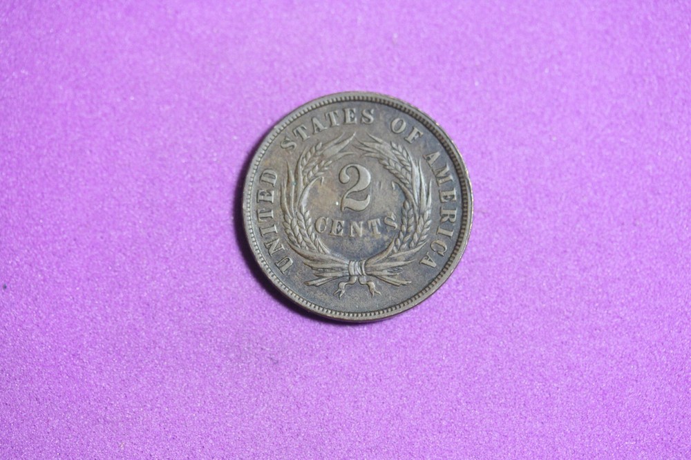 Estate Find 1864 - Shield Two Cents!!! #K5295