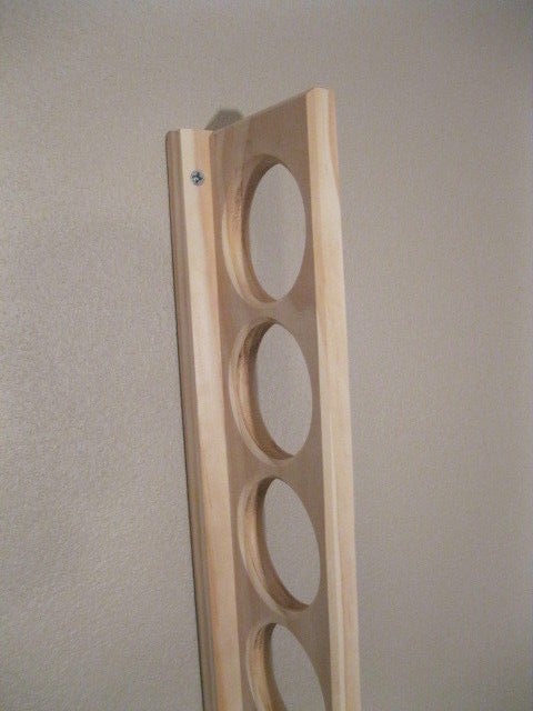 6 Bat - Wood Baseball Bat Display Wall Rack - Wall Mount ( SEE DESCRIPTION )*