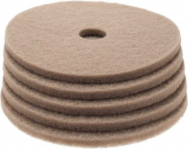 5 Pack PRO SOURCE Light Cleaning/Buffing Pads for Floor Machines: 20" Diameter