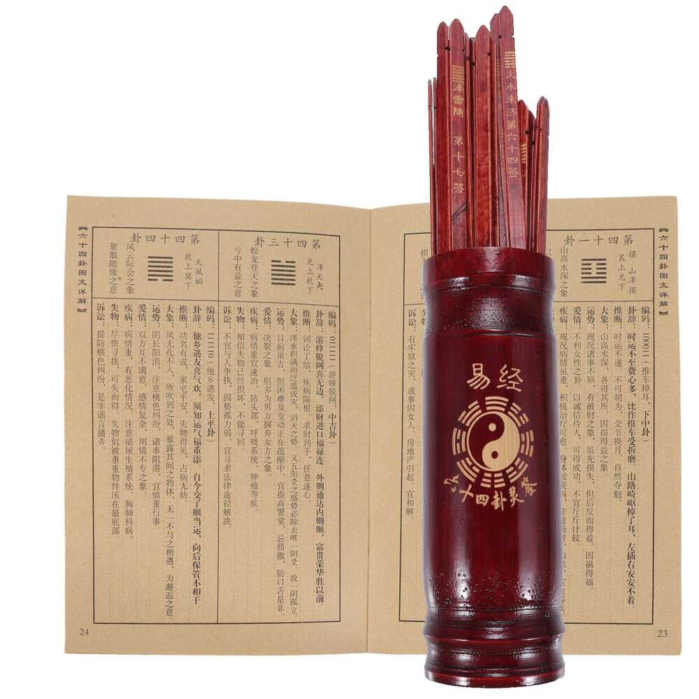 Kau Chim Fortune Telling Kit Retro Game Stick Begging