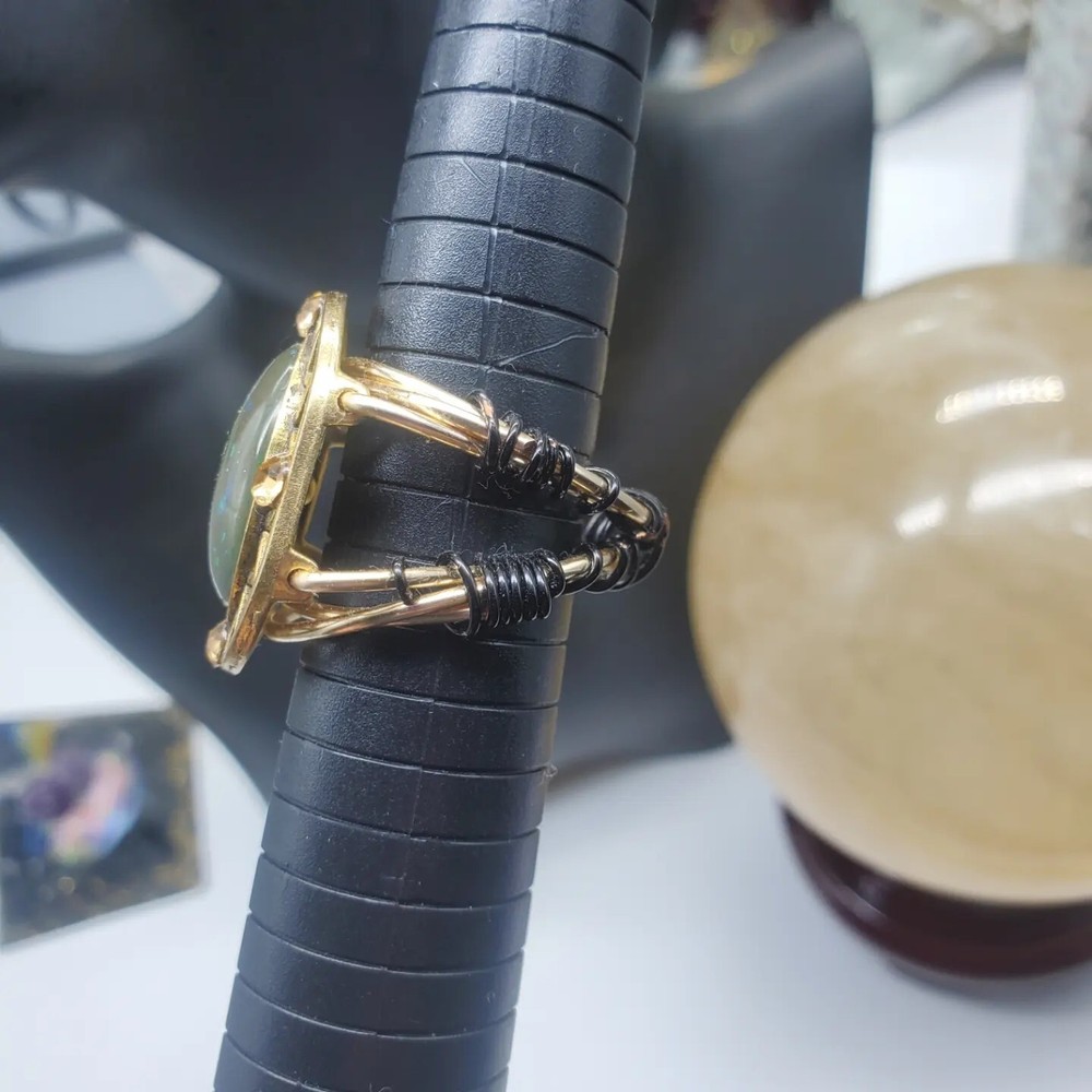 Handmade Copper Iridescent Ring