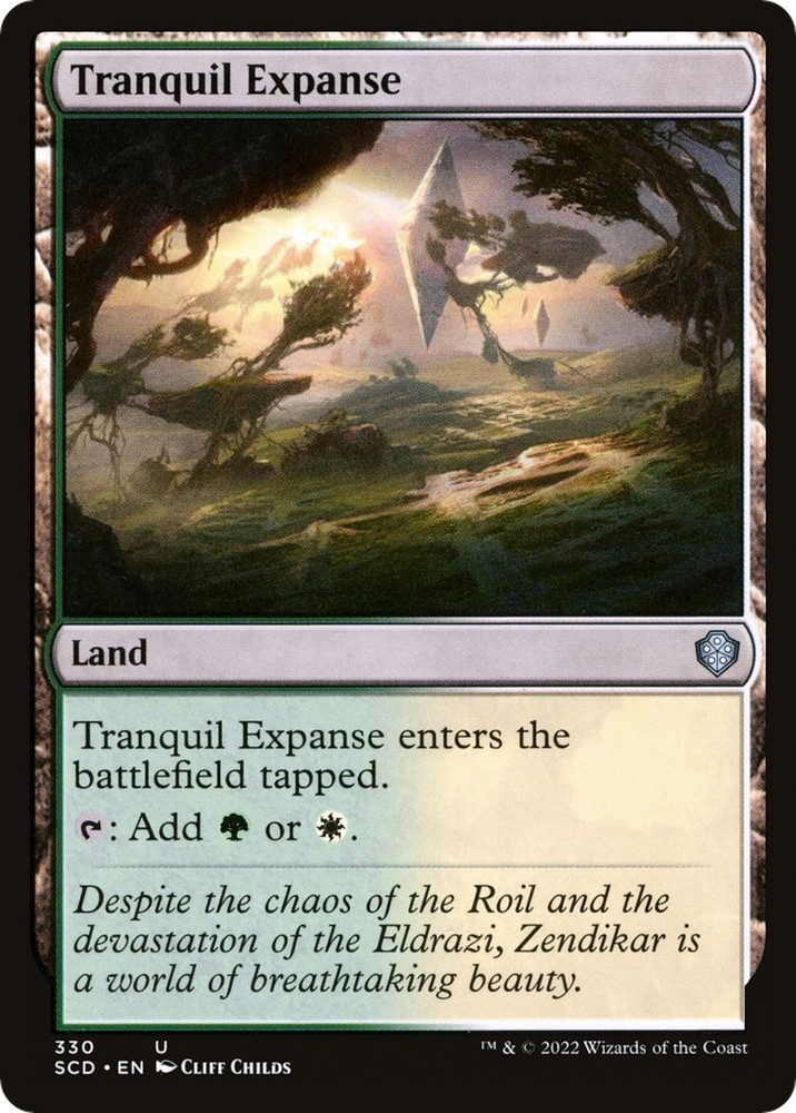 Tranquil Expanse Starter Commander Decks 330 MTG LP