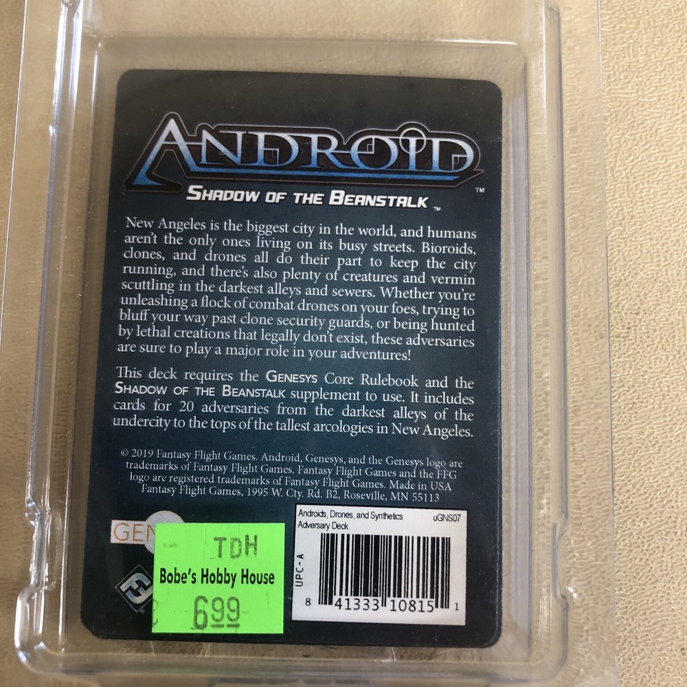 Genesys RPG: Shadow of the Beanstalk Adversary Deck - Androids, Drones
