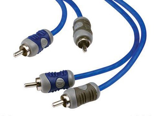 46KI21 KICKER K-Series 2-Channel RCA Interconnects, 1.0 Meter