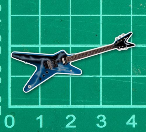 Dimebag Darrell Lightning Bolt Guitar Sticker Decal