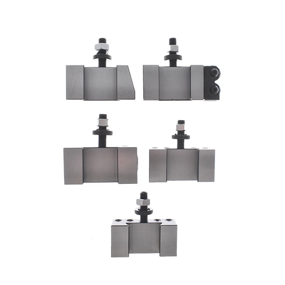 6Pack AXA 250-100 Size Piston Type Quick Change Tool Post Set For Lathe 6-12"
