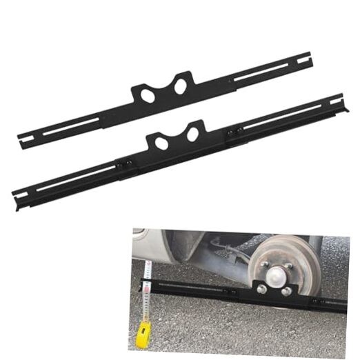 2PCS Wheel Alignment Tool, Heavy Duty Toe Alignment Tool Plates, Car Metal