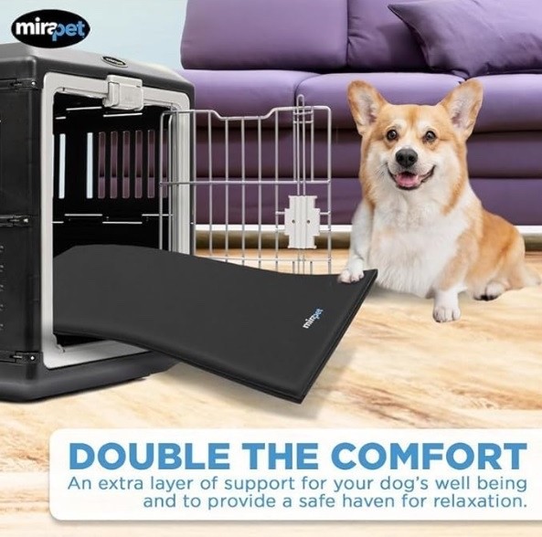 MiraPet Collapsible Pet Crate Waterproof Pad, Medium