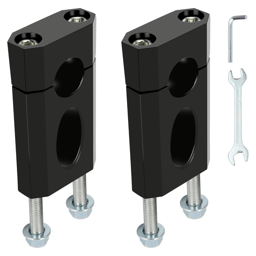 Mini Bike Handlebar Risers 7/8 22mm Riser Replacement black