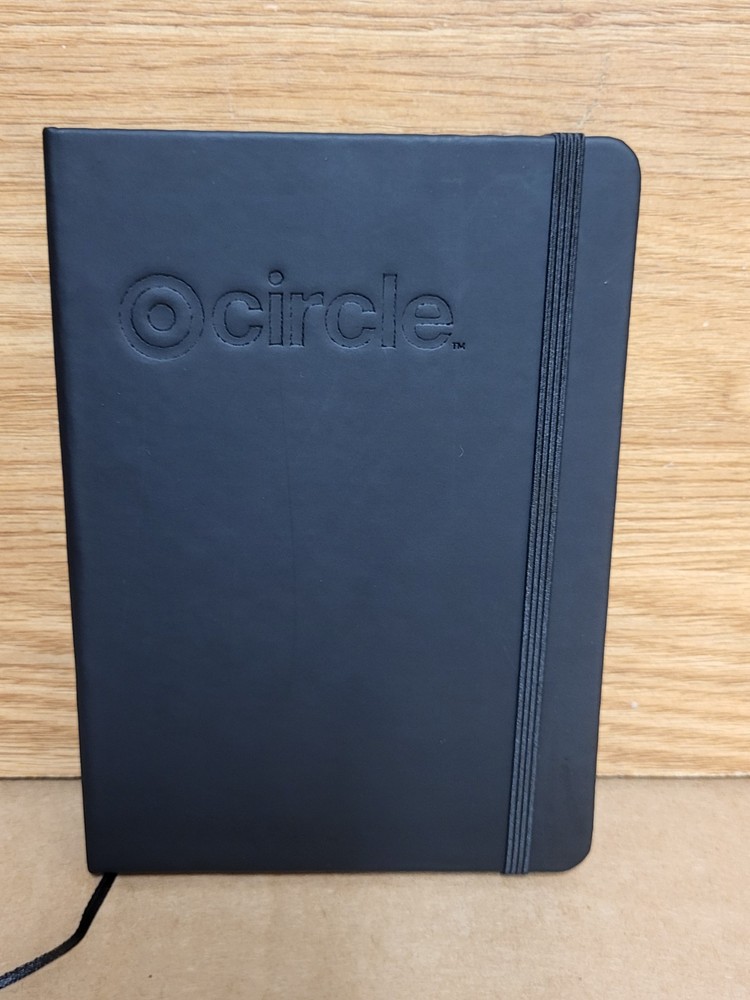 Target Circle Black Notepad NEW