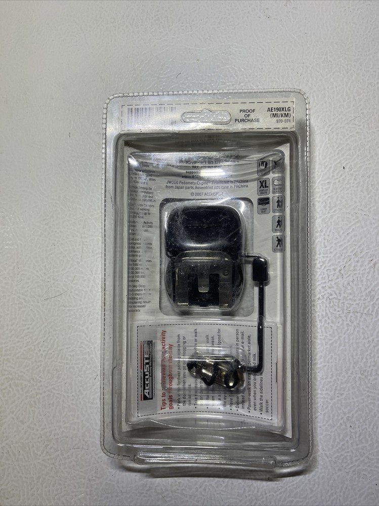 ACCUSPLIT EAGLE MY MEMORY PEDOMETER AE190XLG NEW SEALED