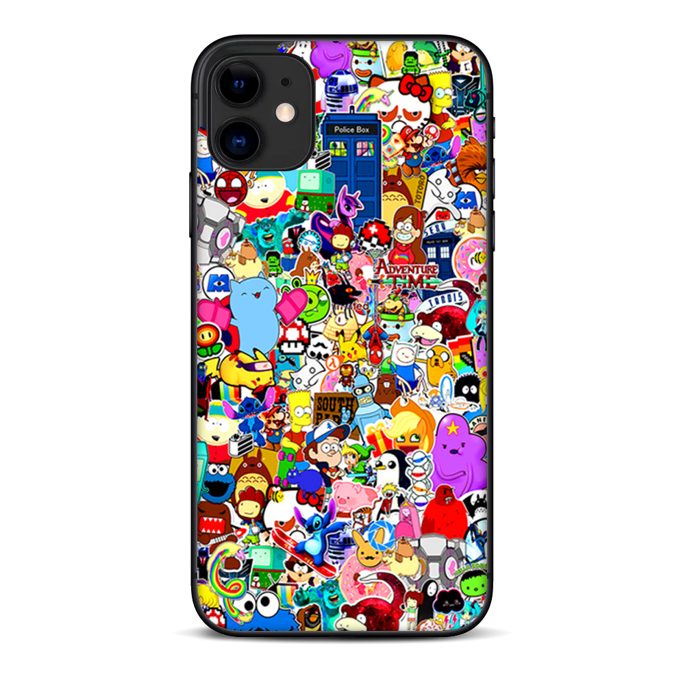 Skins Decal Wrap for Apple iPhone 11 - Sticker collage