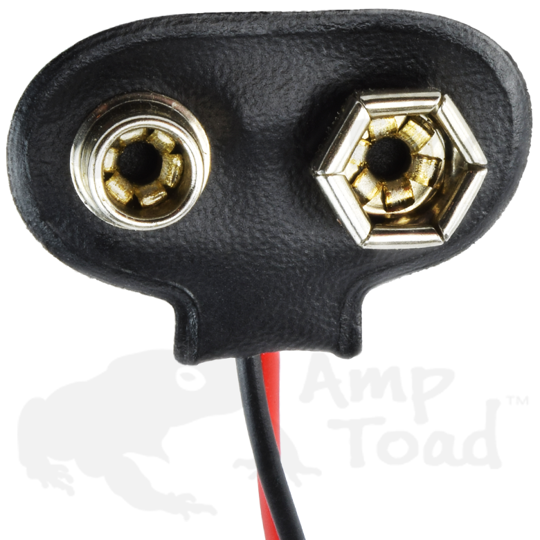 9V Battery Connector with 2.1mm DC Plug