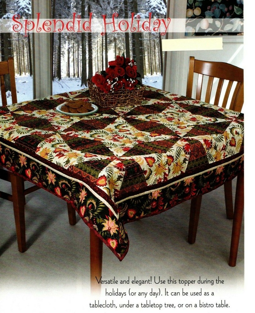 Splendid Holiday Quilt Pattern Pieced BC