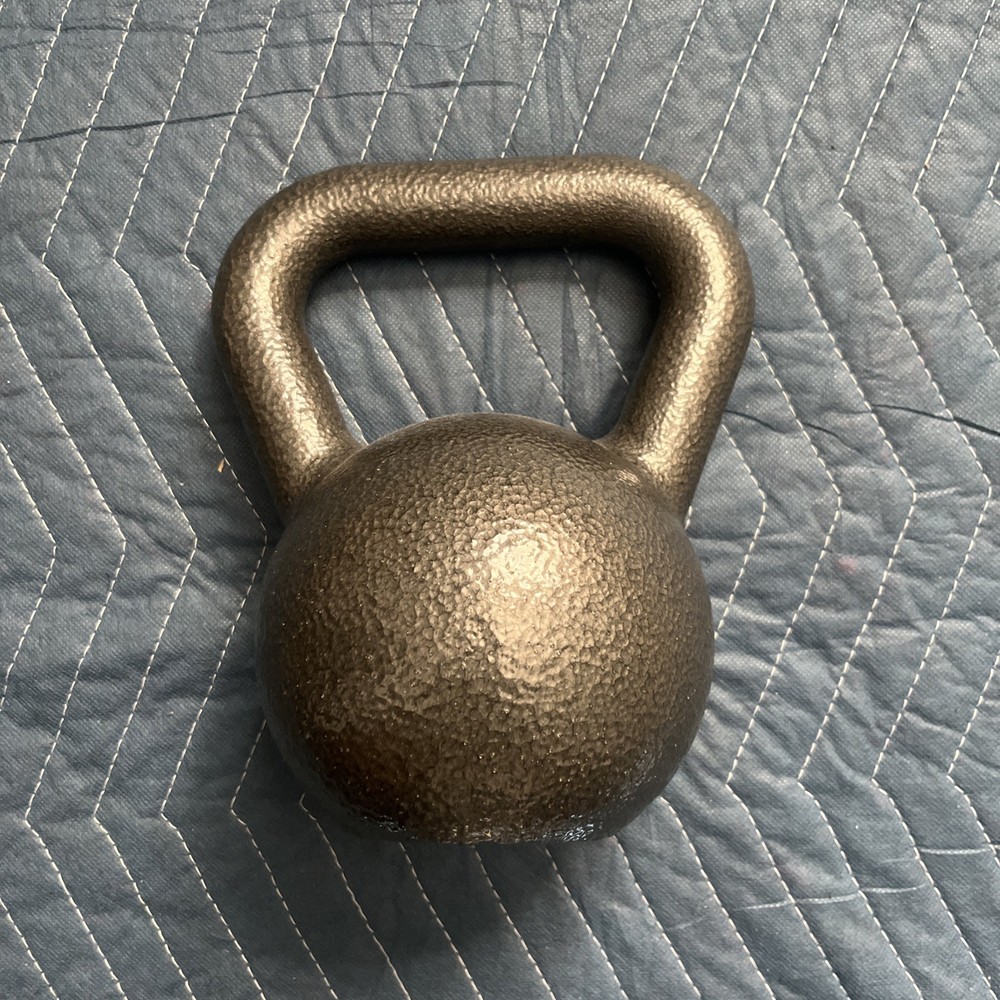 Athletic Works 25lb Kettlebell Cast Iron Black