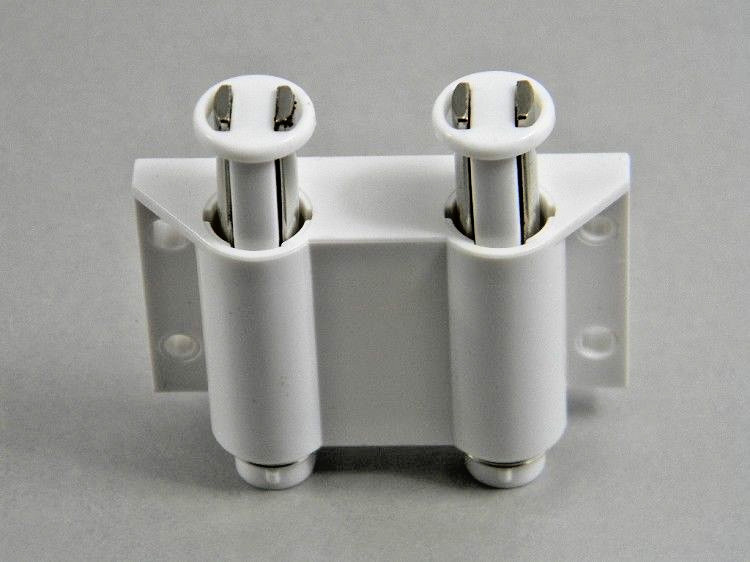 Double Magnetic Touch Catch White