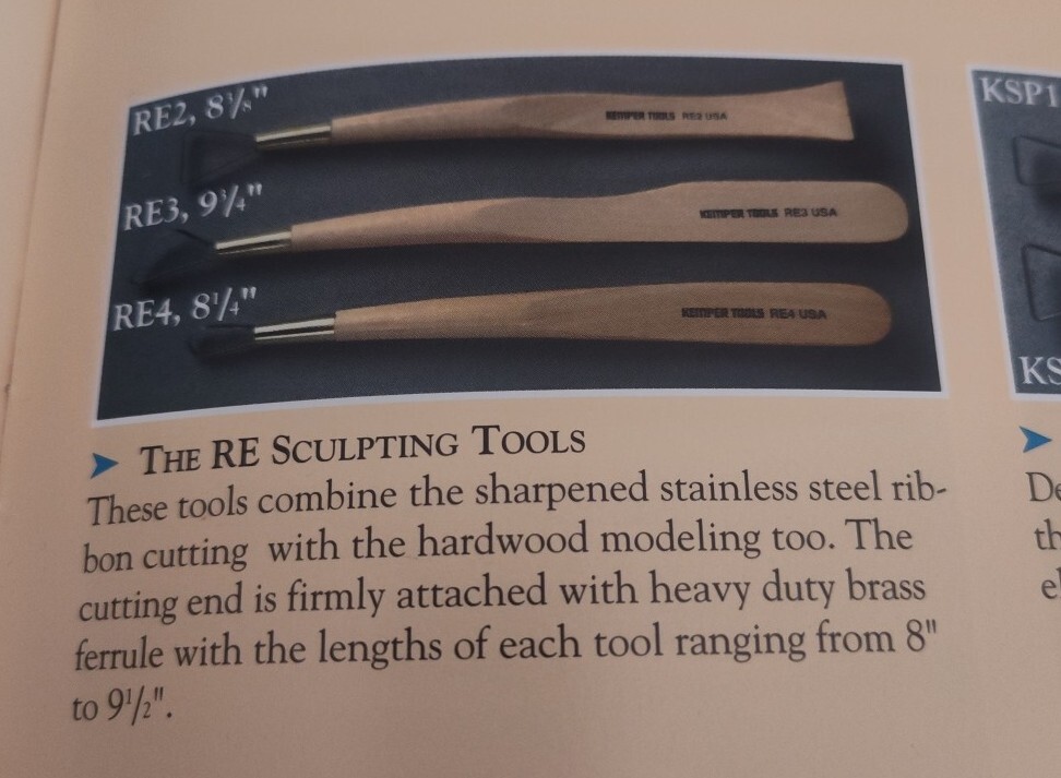 Kemper Tools RE4 8 1/4" Ribbon Sculpting Tool