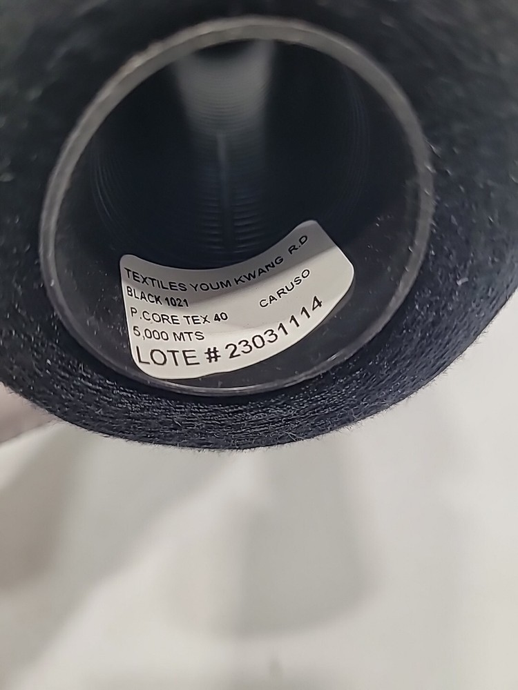 4 PACK of 5000 MTS each Spools BLACK Sewing Thread All Purpose 100% Polyester