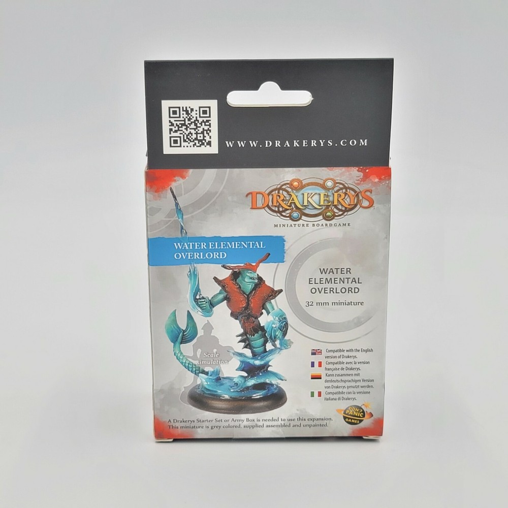 Drakers Water Elemental Overlord 32 mm Miniature Don't Panic Games