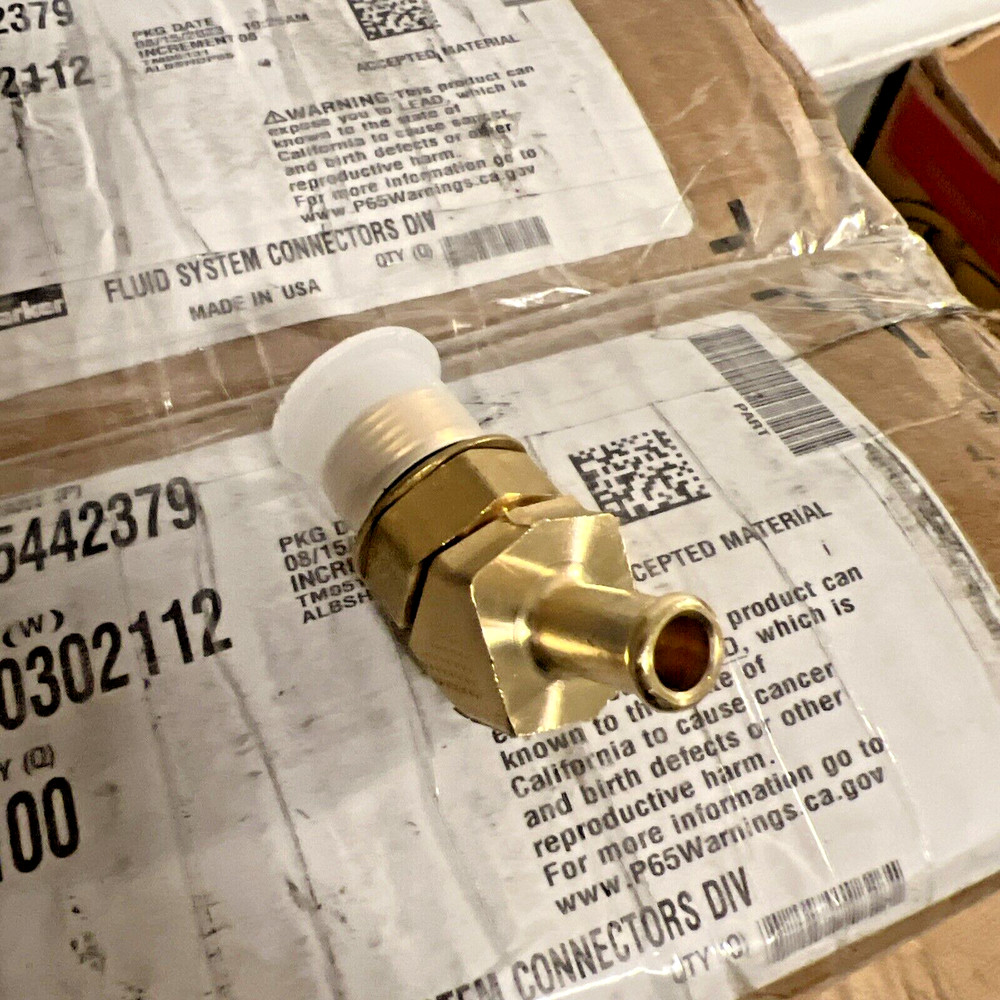 Parker Fluid System DIV Connector Parker Fitting 10 PACK