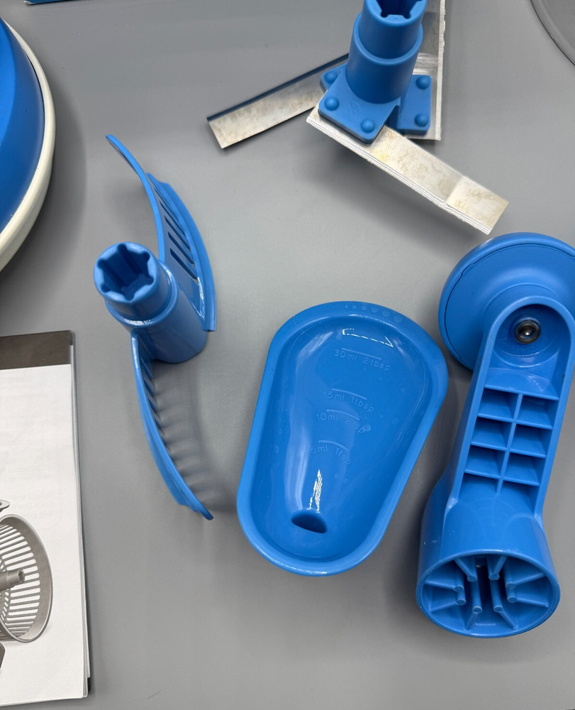 TUPPERWARE Quick Chef Pro System Blue Manual FOOD PROCESSOR Chopper