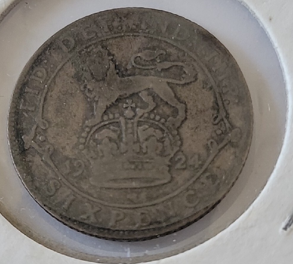 Great Britain 1924 Sixpence 1657