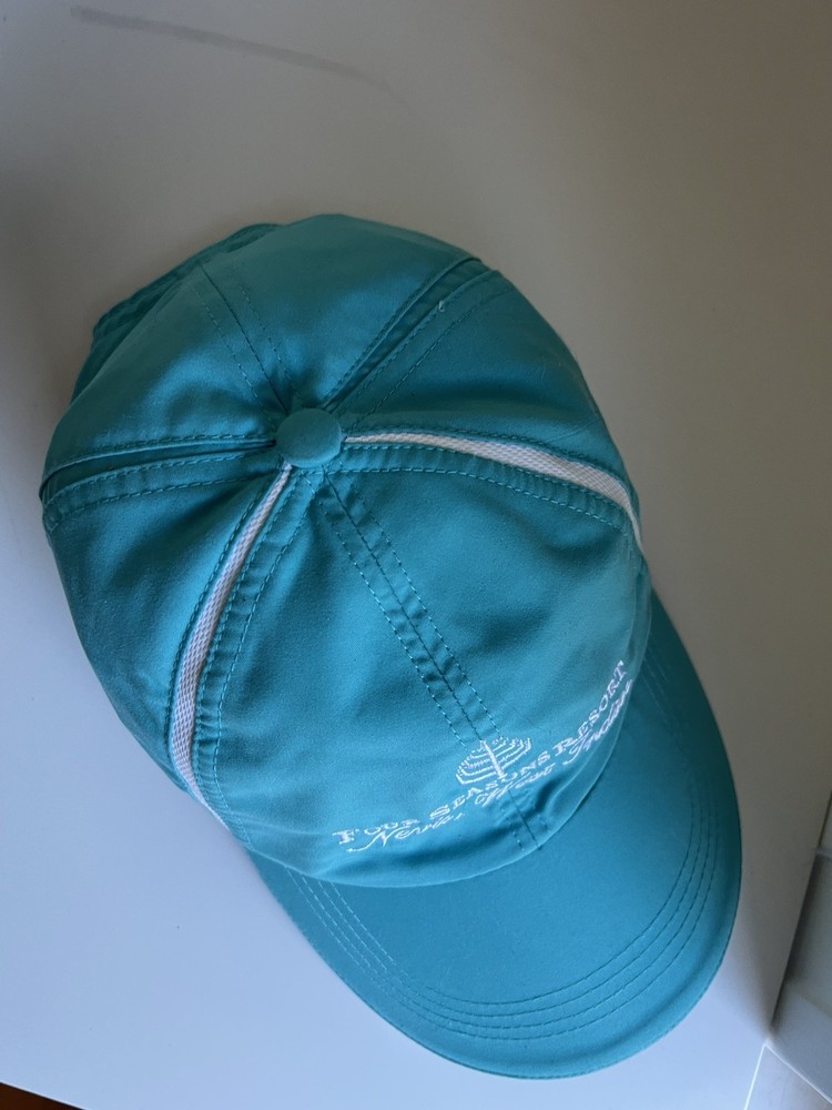 Four Seasons Resort Nevis West Indies Ahead Strapback Adjustable Golf Hat Cap