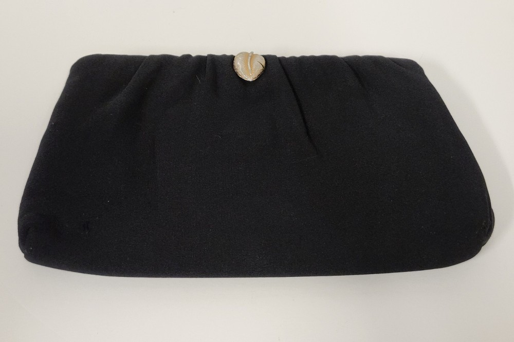 Vintage Harry Levine Black Clutch