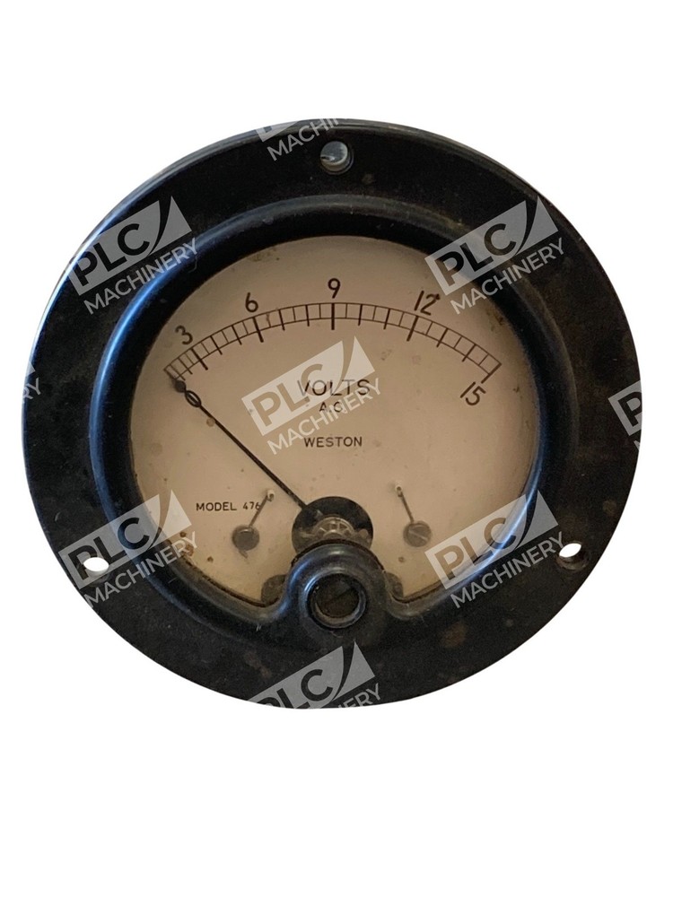 Weston 476 Analog Panel Voltmeter – Vintage Voltage Meter
