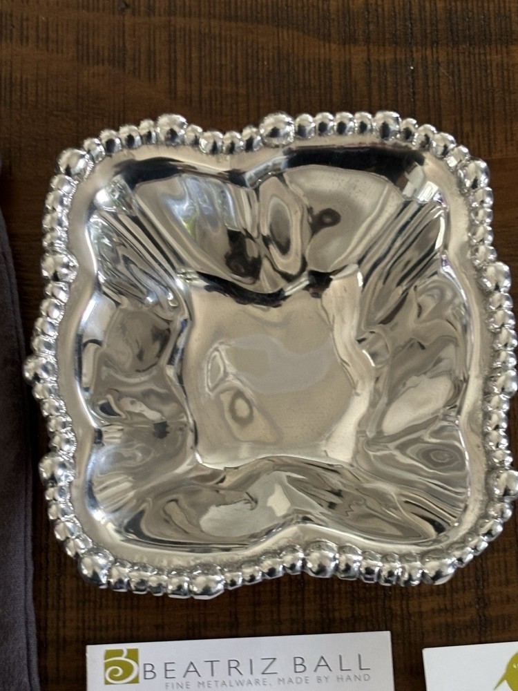 Beatriz Ball Pearl Olanissimo Square Bowl Small