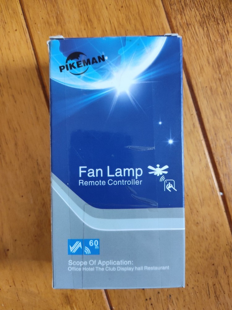 Pikeman Fan Lamp Remote Controller 60m * No Receiver Only Remote