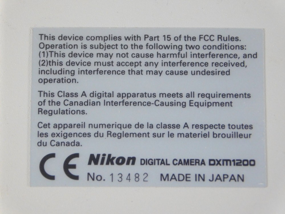 Nikon DXM1200 Digital High Definition Color 12MP Microscope Camera CCD C Mount