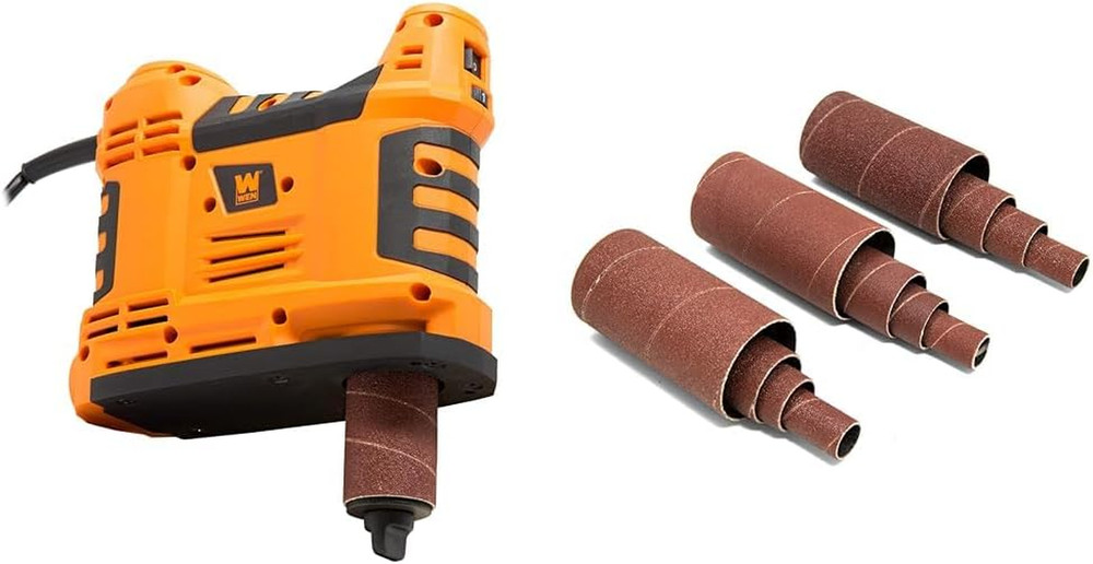 HA5932 5-Amp Variable Speed Oscillating Spindle Sander with 12-Pack Sanding Slee