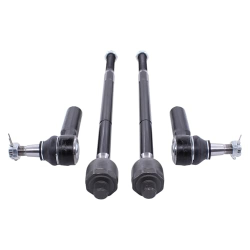 Front Inner and Outer Tie Rod Ends with Boot for Ram 1500 2013-2018
