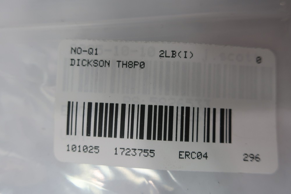 Dickson TH8P0 High Res Temperature & Humidity Chart Recorder