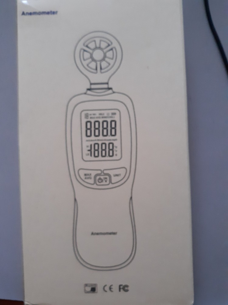 NEW - Handheld Digital Anemometer Wind Speed Detector